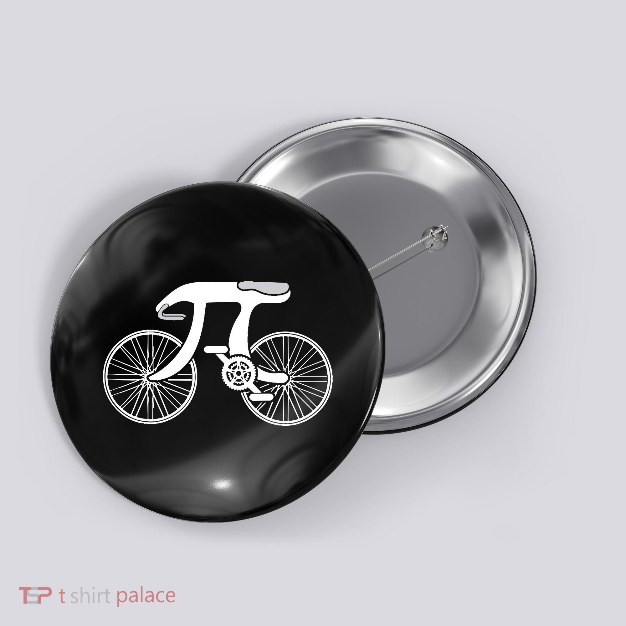 Pi Day Pi Cycle Bicycle Bike Math Symbol 3 14 Cyclist Pun Button