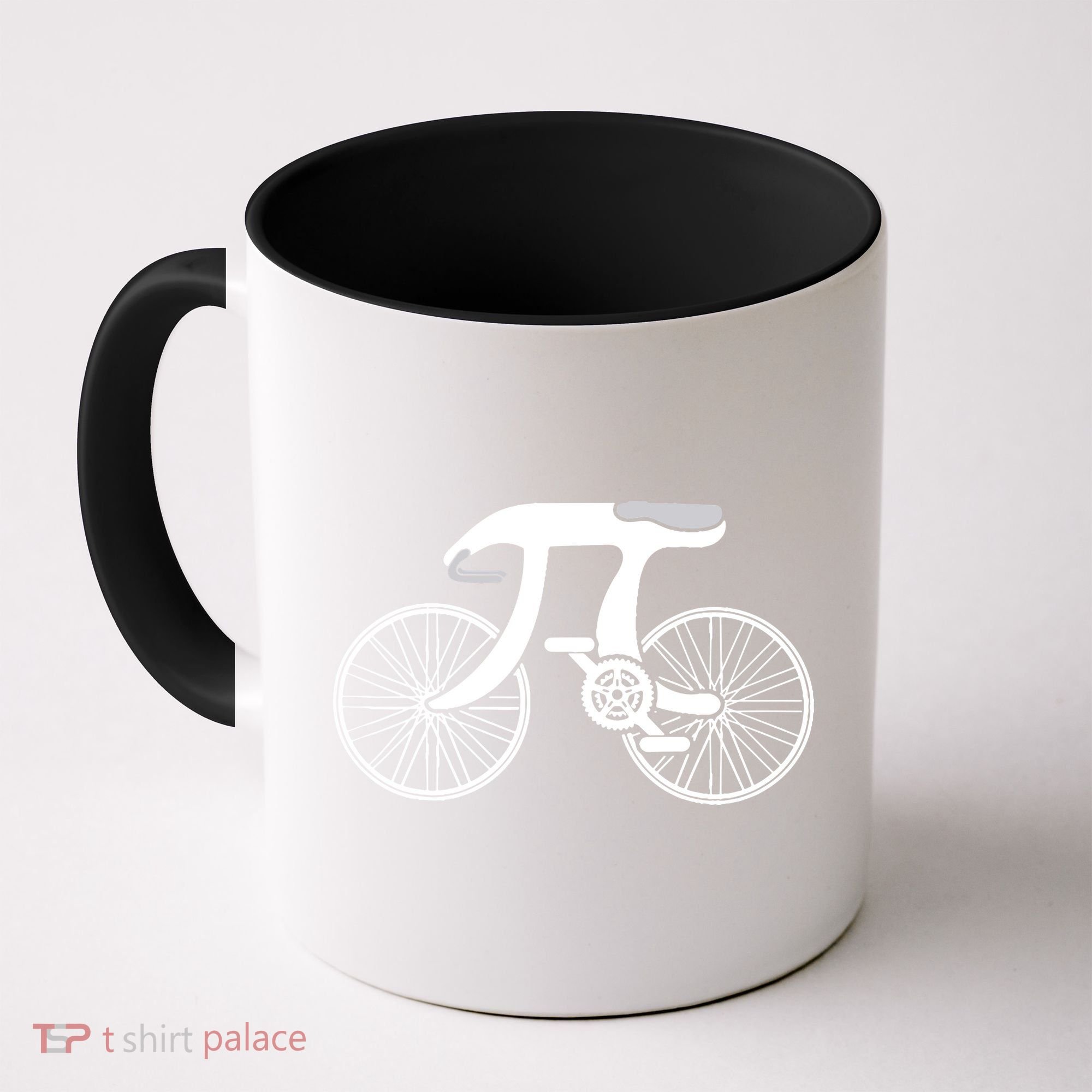 Pi Day Pi Cycle Bicycle Bike Math Symbol 3 14 Cyclist Pun Coffee Mug