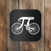 Pi Day Pi Cycle Bicycle Bike Math Symbol 3 14 Cyclist Pun Coaster thumb 0