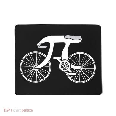 Pi Day Pi Cycle Bicycle Bike Math Symbol 3 14 Cyclist Pun Mousepad