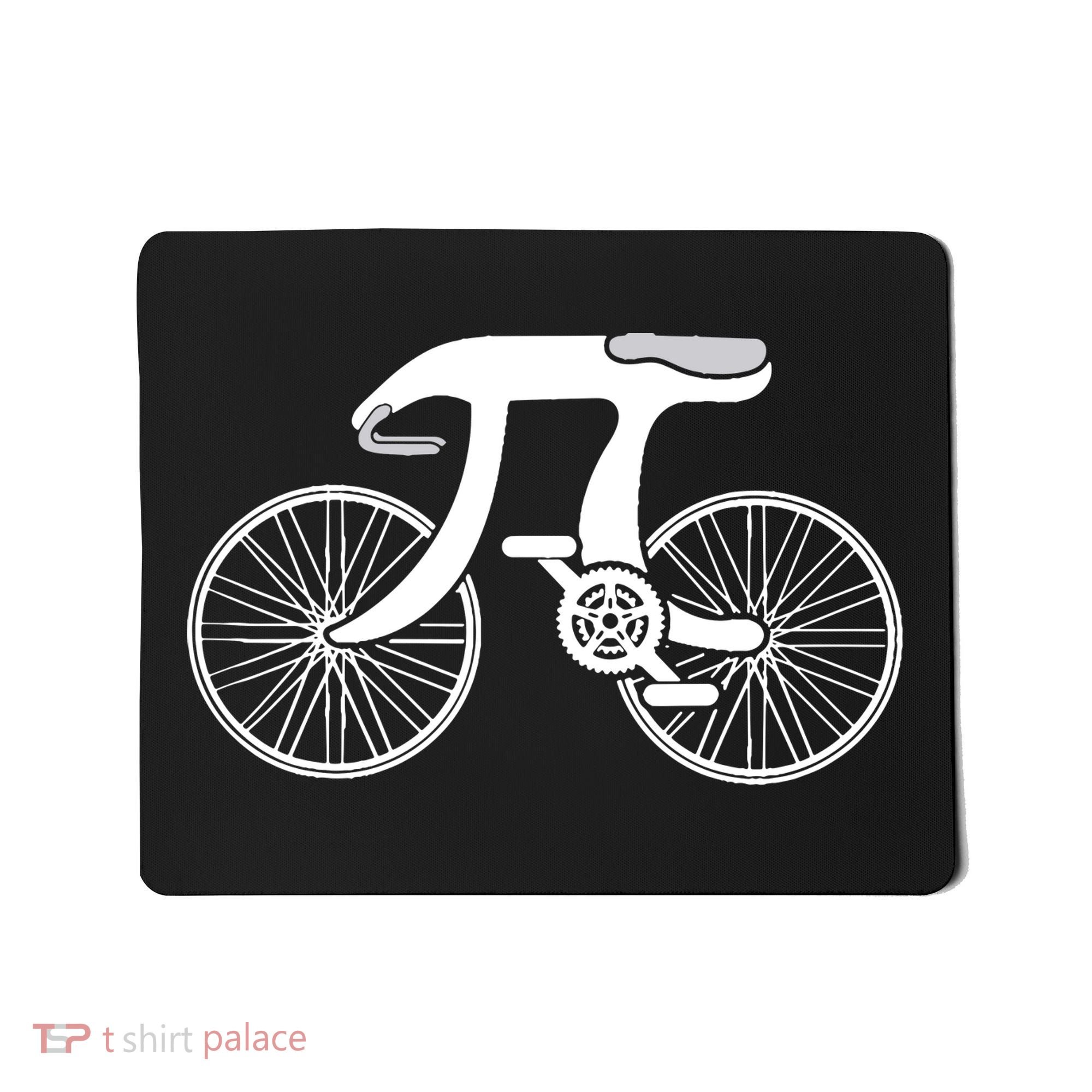 Pi Day Pi Cycle Bicycle Bike Math Symbol 3 14 Cyclist Pun Mousepad