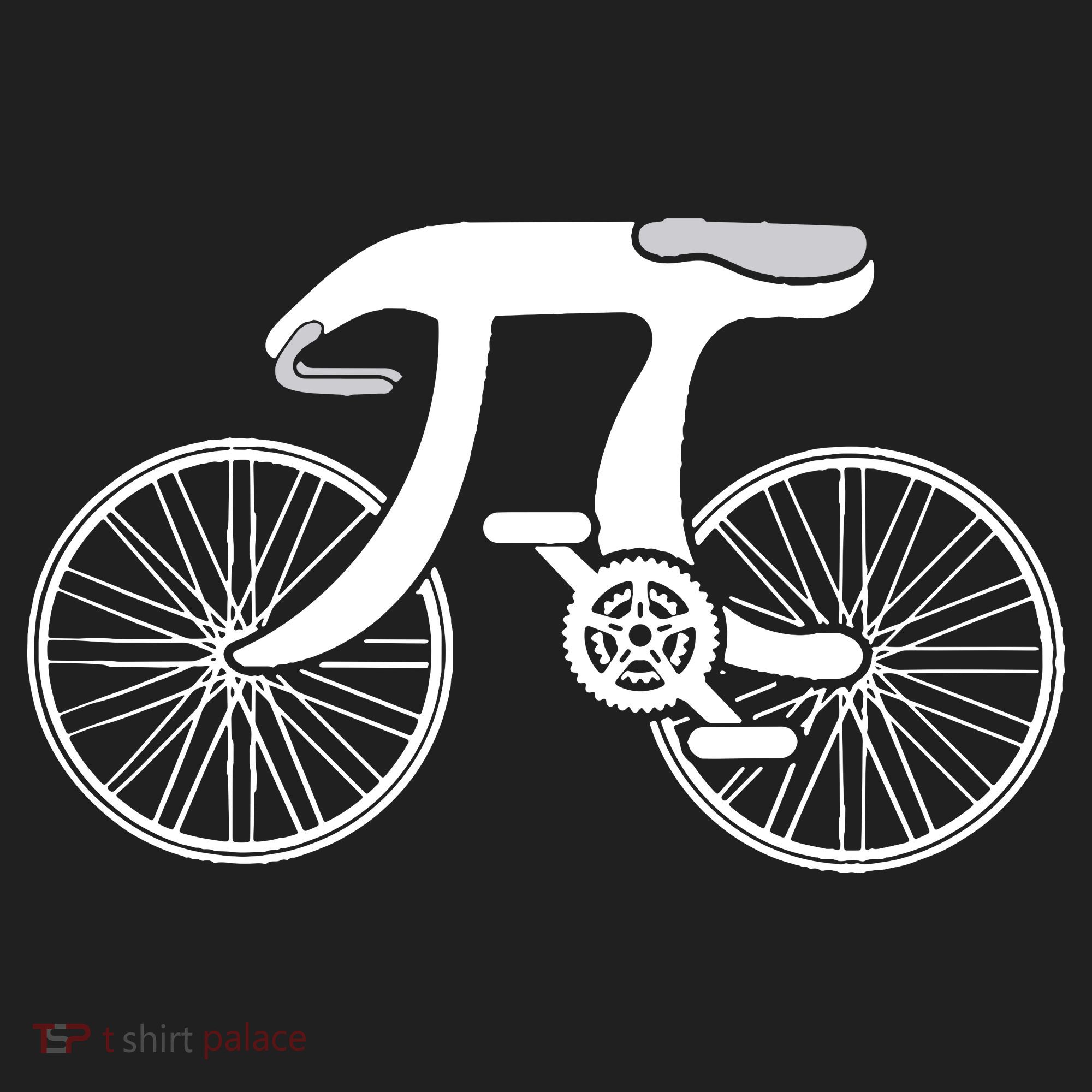 Pi Day Pi Cycle Bicycle Bike Math Symbol 3 14 Cyclist Pun Golf Towel