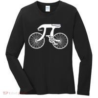 Pi Day Pi Cycle Bicycle Bike Math Symbol 3 14 Cyclist Pun Women's Long Sleeve Shirt thumb 0