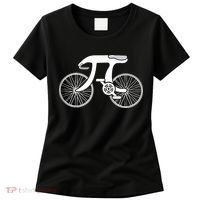 Pi Day Pi Cycle Bicycle Bike Math Symbol 3 14 Cyclist Pun Women's T-Shirt thumb 0