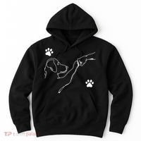 People & Dog Punch Hand Friendship Dog Paw Hoodie thumb 0