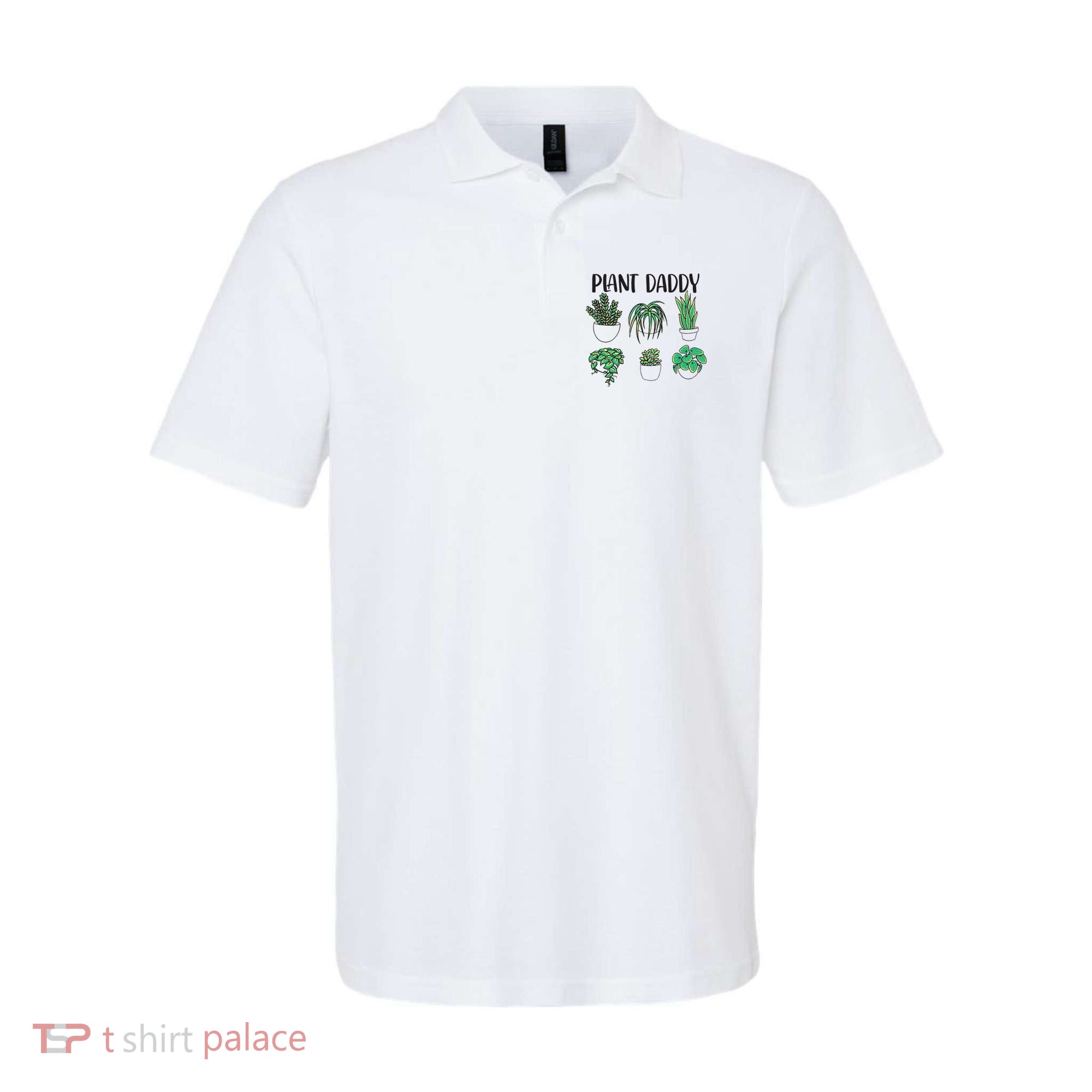 Plant Daddy Plant Lover Gardener Polo