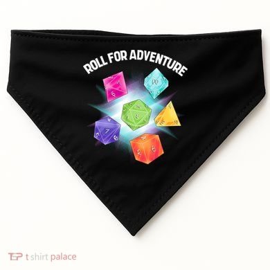 Polyhedral Dice USA-Made Doggie Bandana