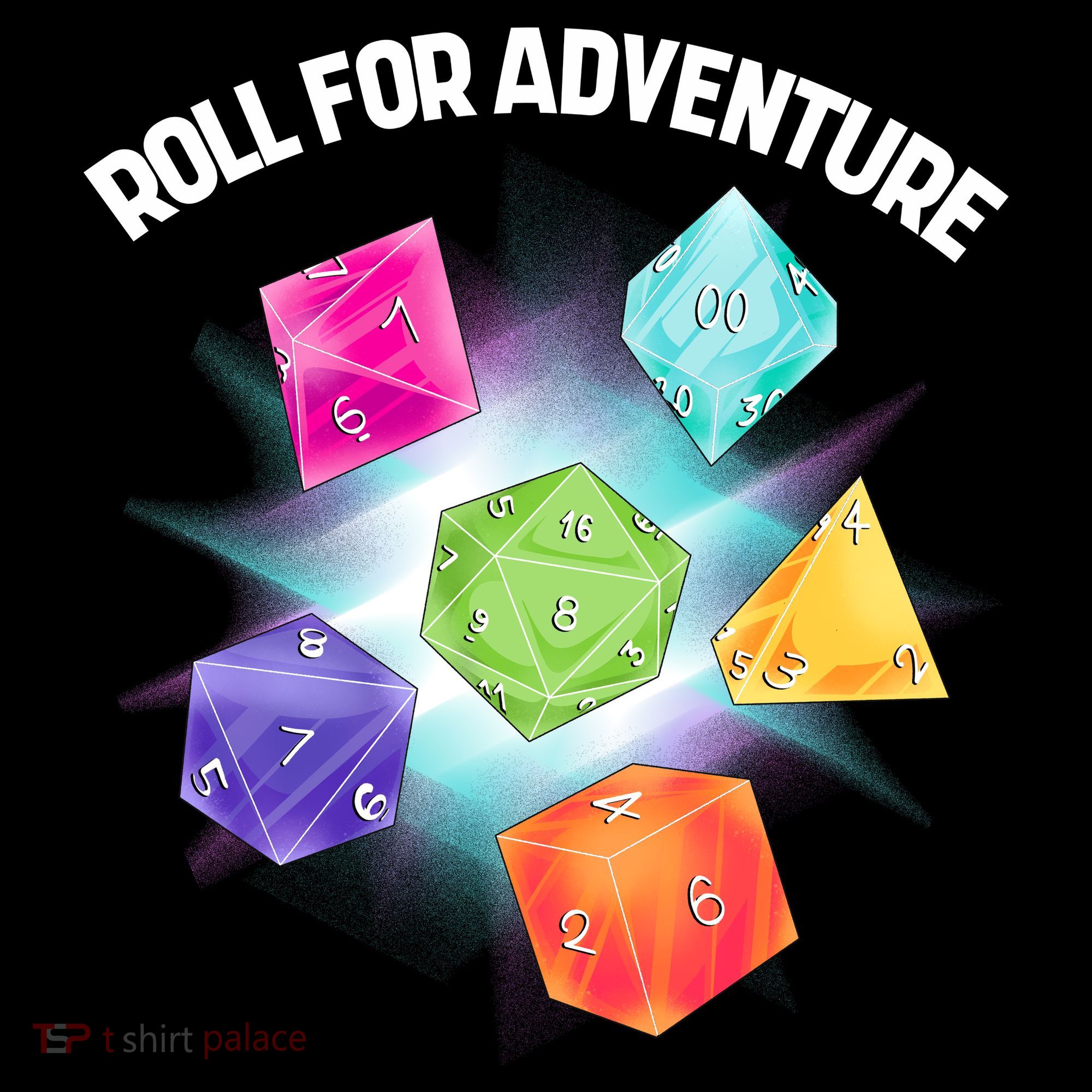 Polyhedral Dice USA-Made Doggie Bandana