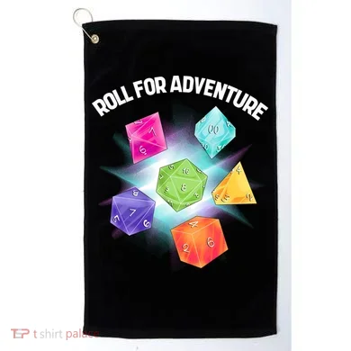 Polyhedral Dice Golf Towel