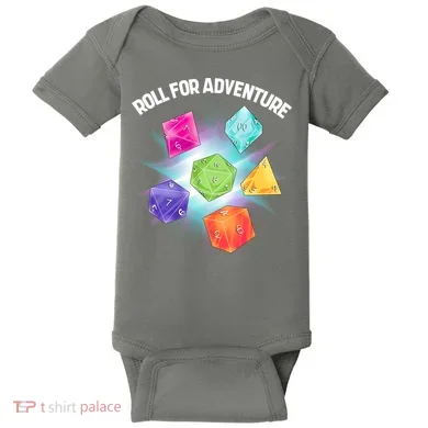 Polyhedral Dice Baby Bodysuit