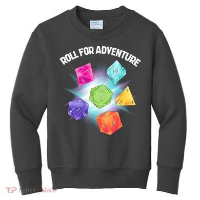 Polyhedral Dice Kids Sweatshirt