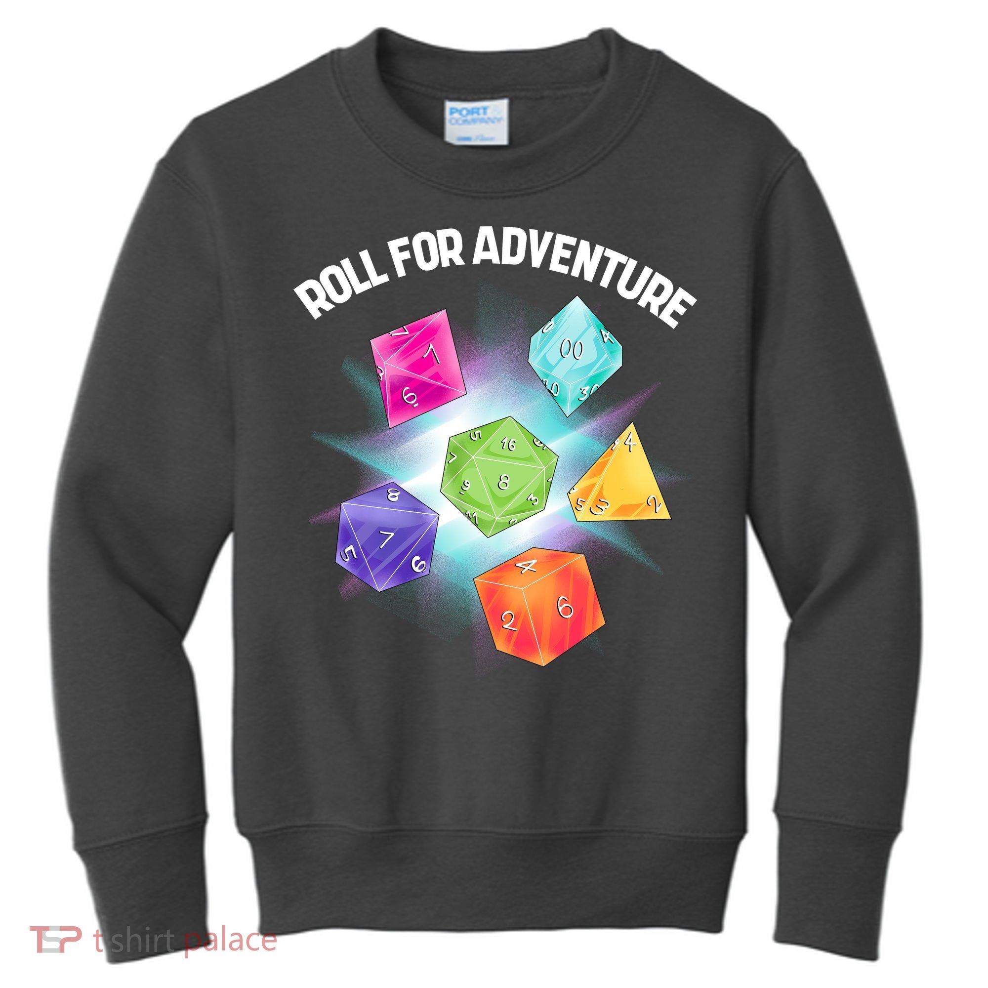 Polyhedral Dice Kids Sweatshirt