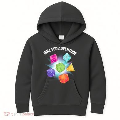 Polyhedral Dice Kids Hoodie