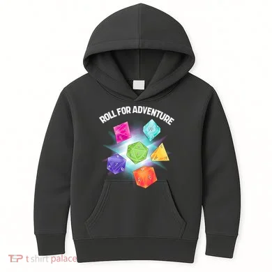 Polyhedral Dice Kids Hoodie