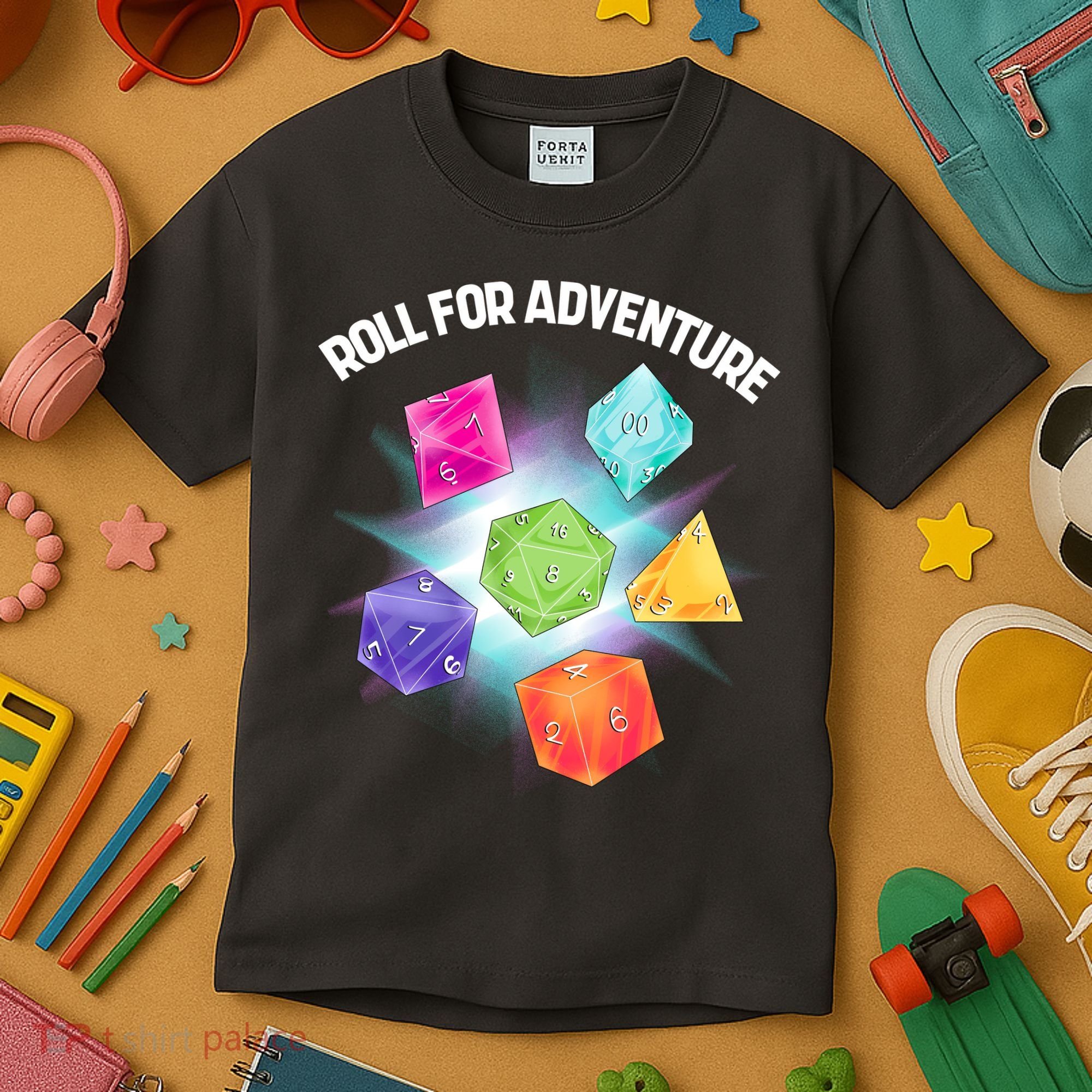 Polyhedral Dice Kids T-Shirt