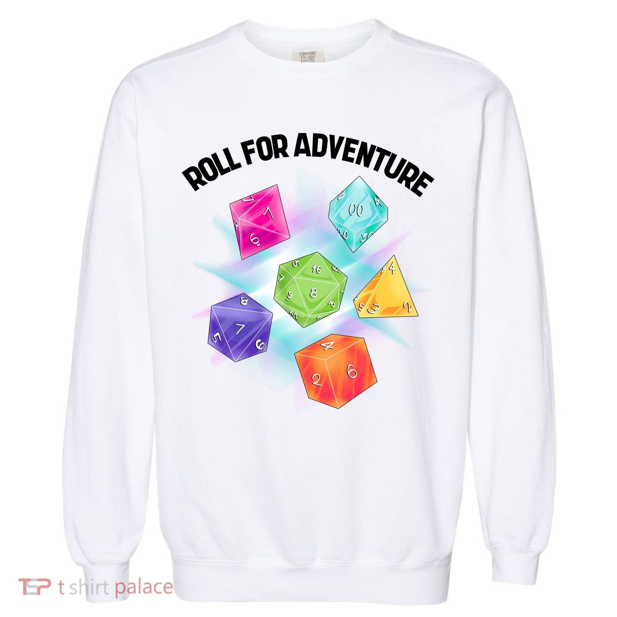 Polyhedral Dice Garment-Dyed Sweatshirt