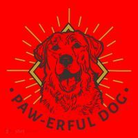 Pawerful Dog Santa Hat thumb 1