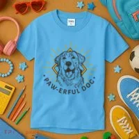 Pawerful Dog Kids T-Shirt thumb 3