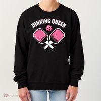 PicklebalI Dinking Queen Wo Pickleball Player Women's Sweatshirt thumb 0