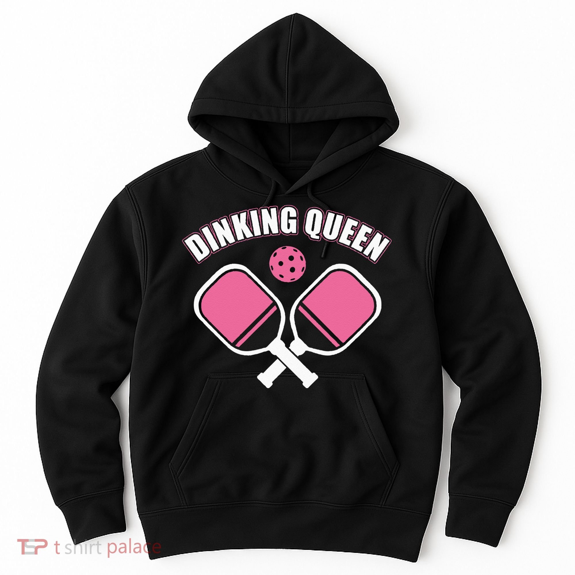 PicklebalI Dinking Queen Wo Pickleball Player Hoodie