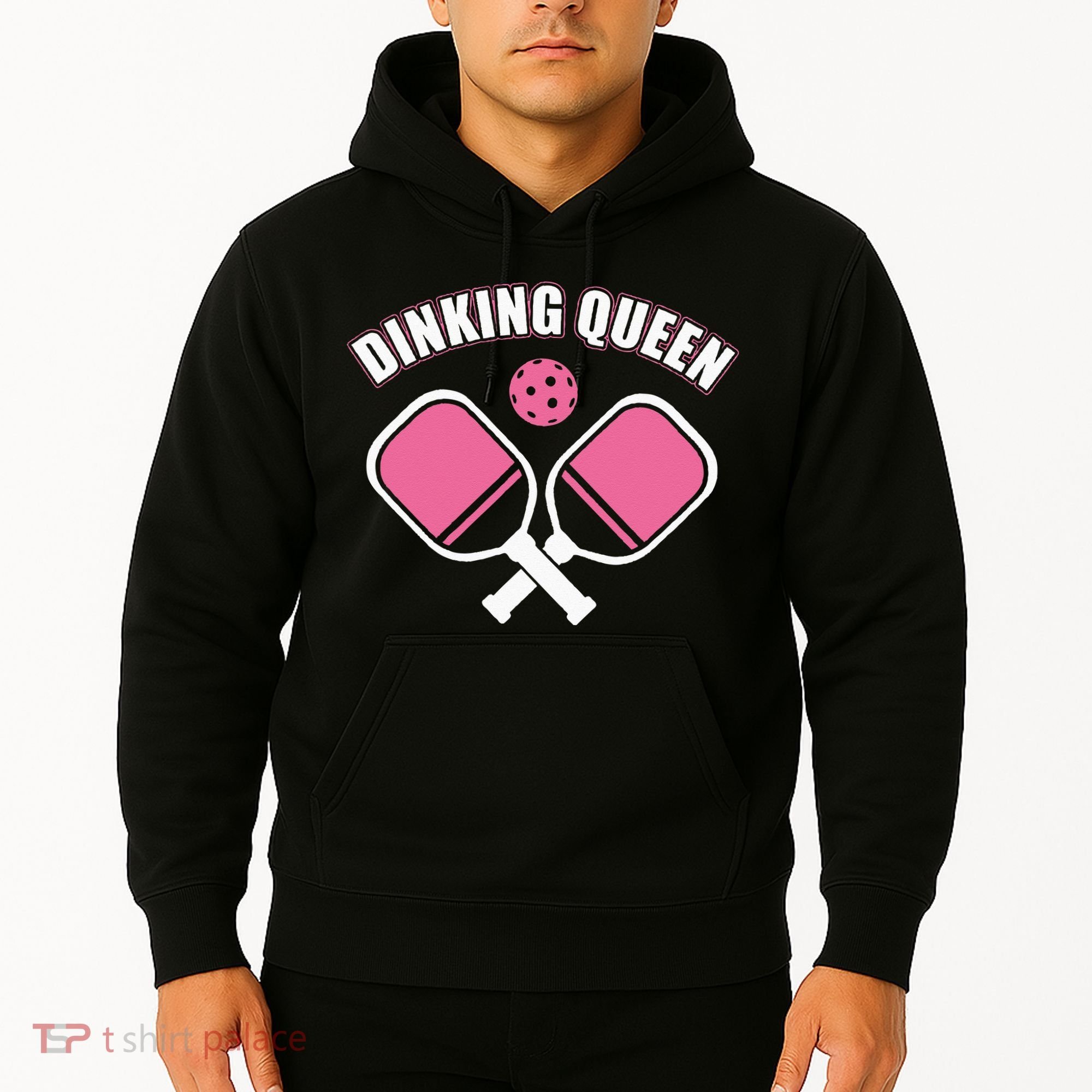 PicklebalI Dinking Queen Wo Pickleball Player Hoodie