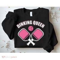 PicklebalI Dinking Queen Wo Pickleball Player Sweatshirt thumb 2