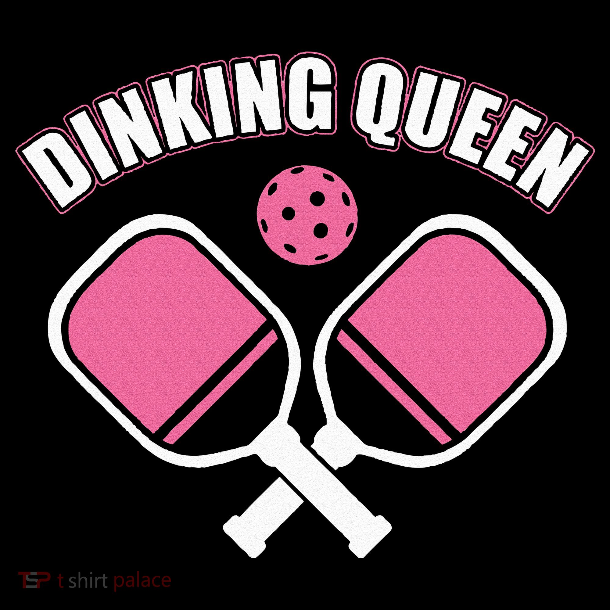 PicklebalI Dinking Queen Wo Pickleball Player Sweatshirt