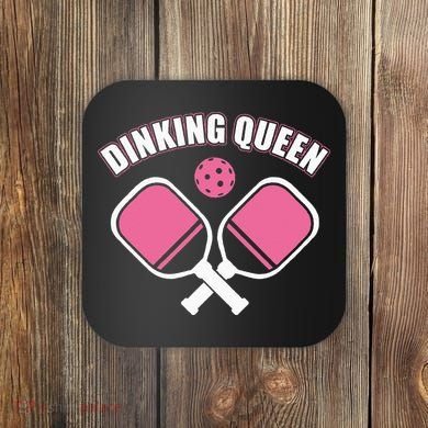 PicklebalI Dinking Queen Wo Pickleball Player Coaster