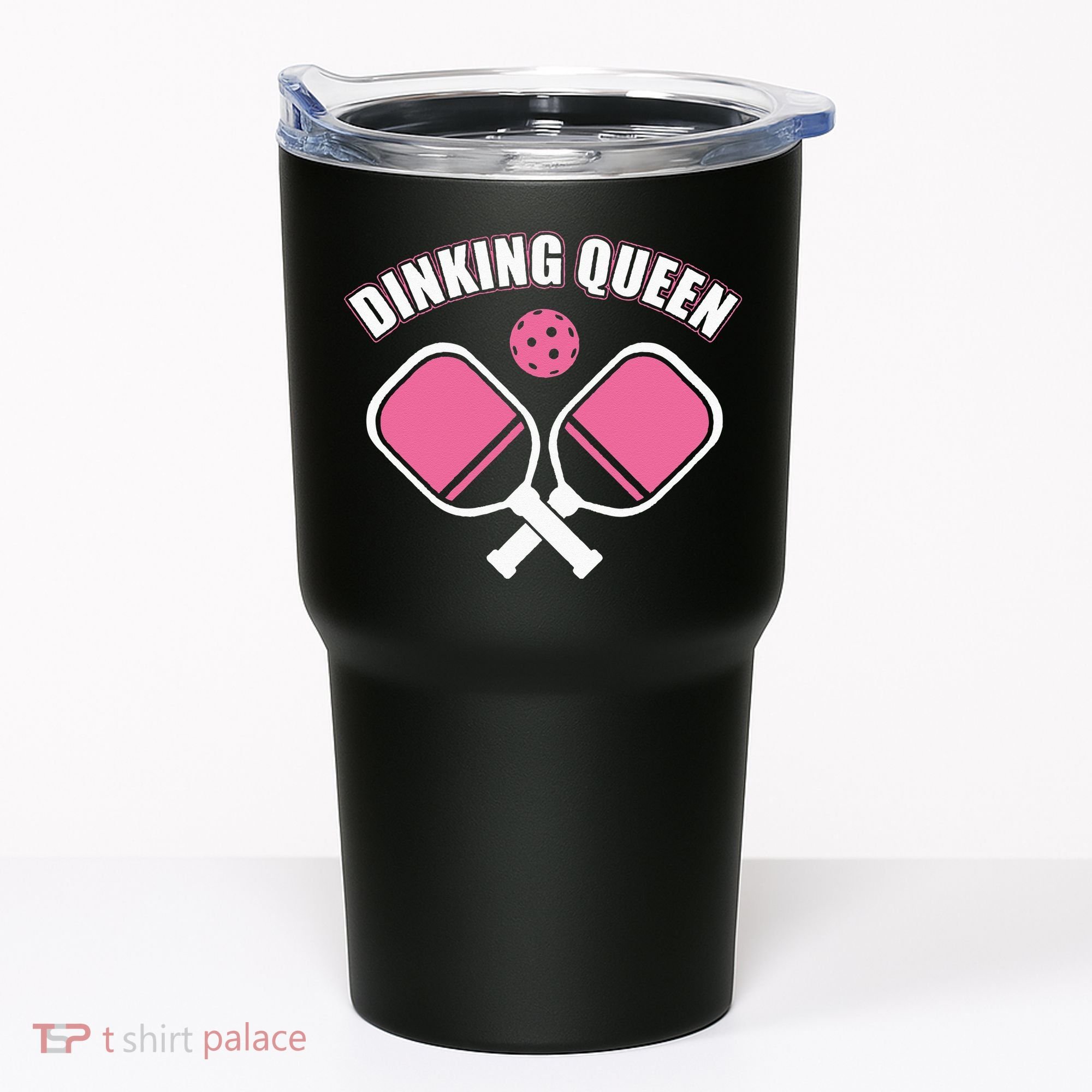PicklebalI Dinking Queen Wo Pickleball Player Tumbler