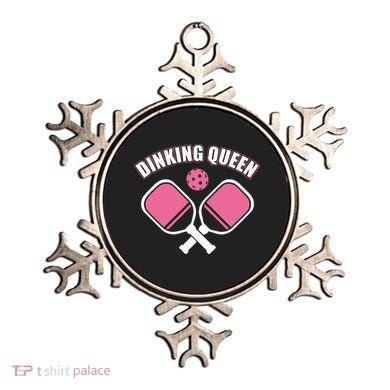 PicklebalI Dinking Queen Wo Pickleball Player Ornament