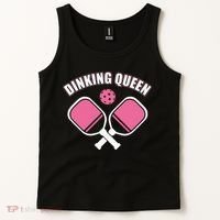 PicklebalI Dinking Queen Wo Pickleball Player Tank Top thumb 2