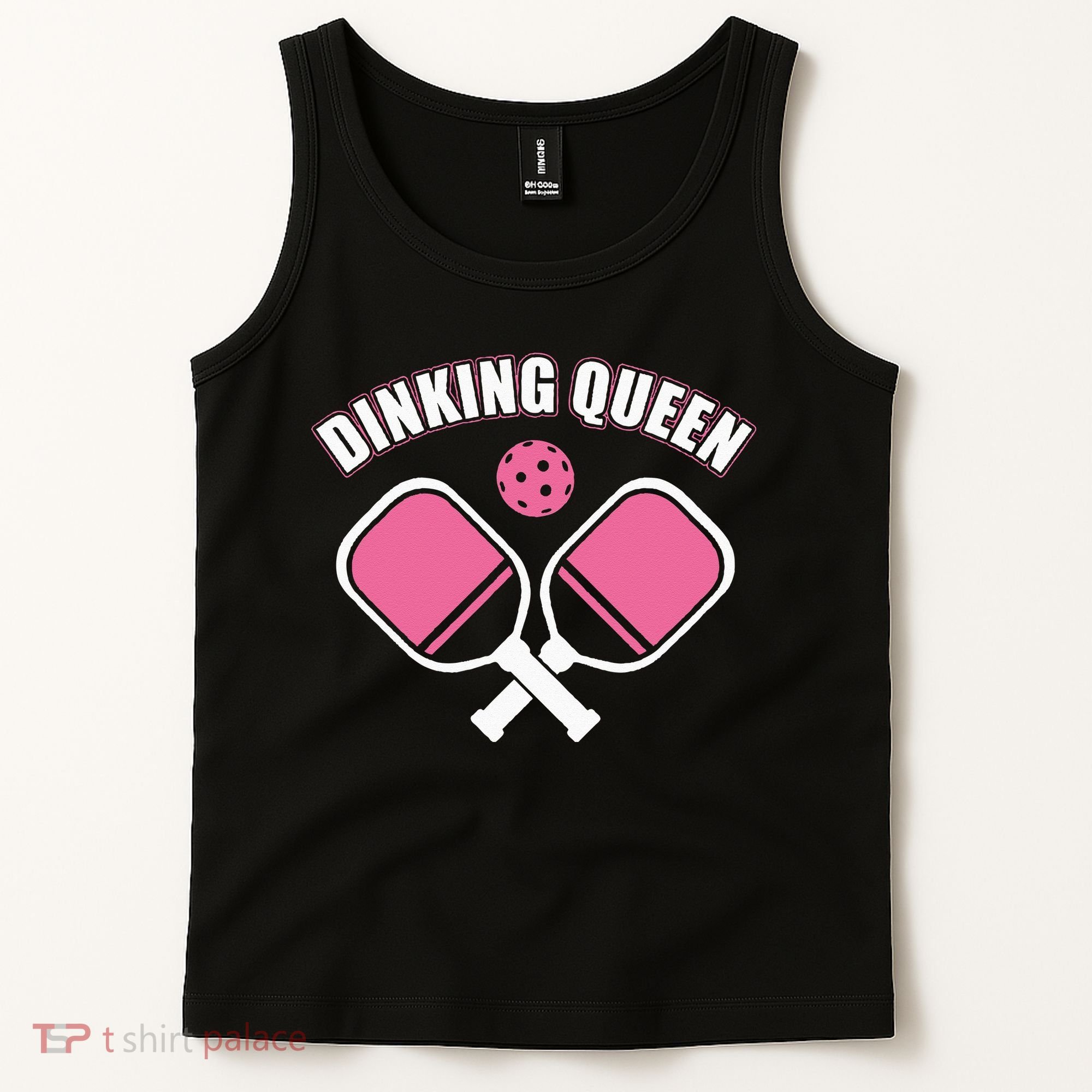 PicklebalI Dinking Queen Wo Pickleball Player Tank Top