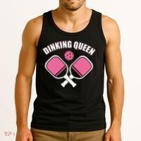 PicklebalI Dinking Queen Wo Pickleball Player Tank Top thumb 3