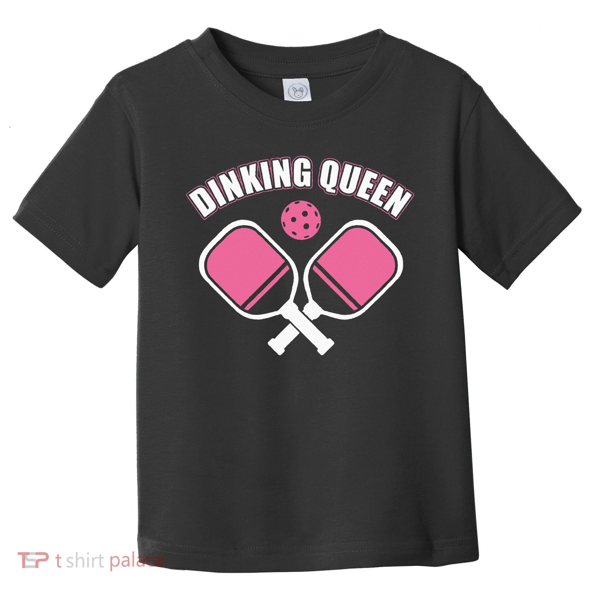 PicklebalI Dinking Queen Wo Pickleball Player Toddler T-Shirt