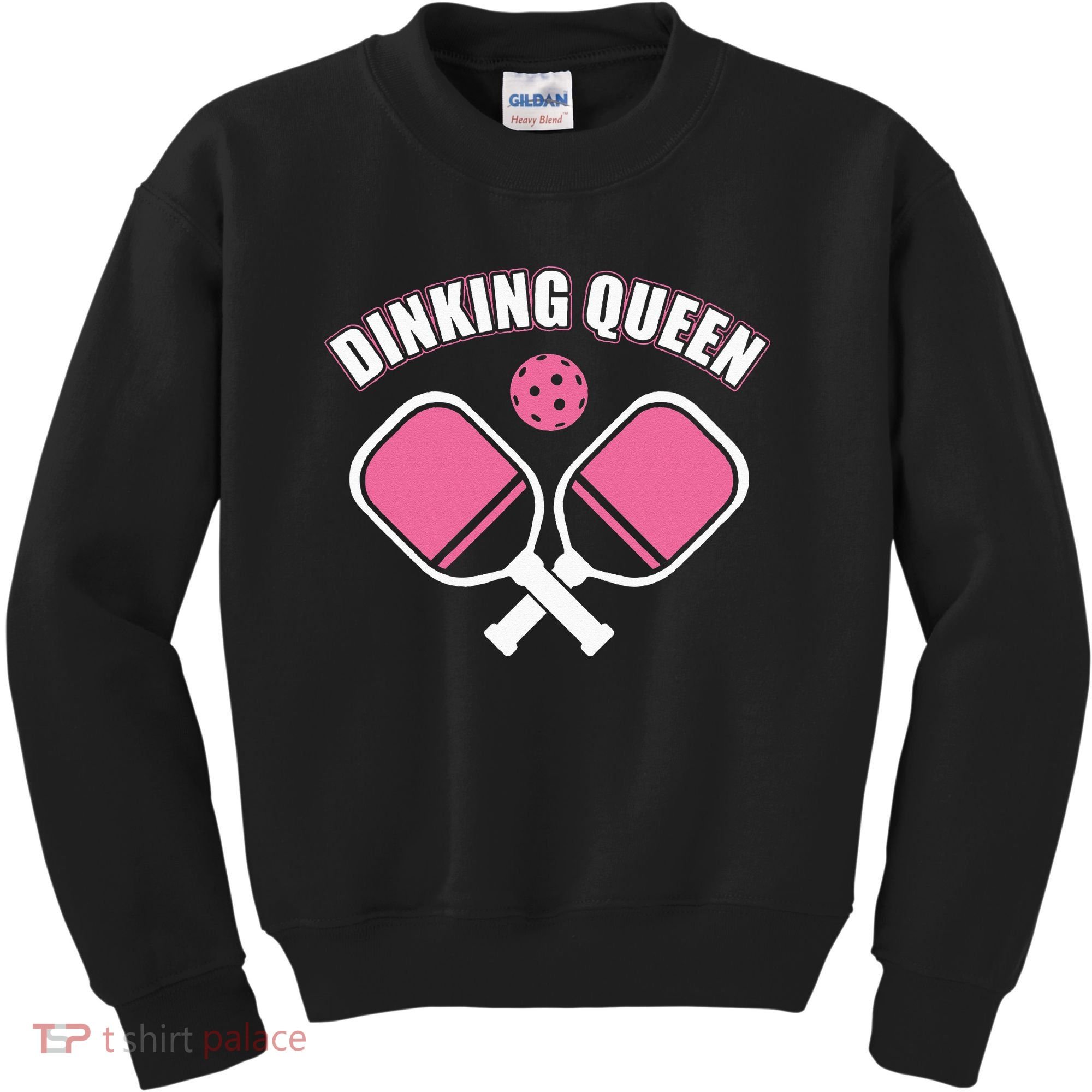 PicklebalI Dinking Queen Wo Pickleball Player Kids Sweatshirt