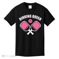 PicklebalI Dinking Queen Wo Pickleball Player Kids T-Shirt thumb 0