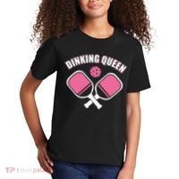 PicklebalI Dinking Queen Wo Pickleball Player Kids T-Shirt thumb 2