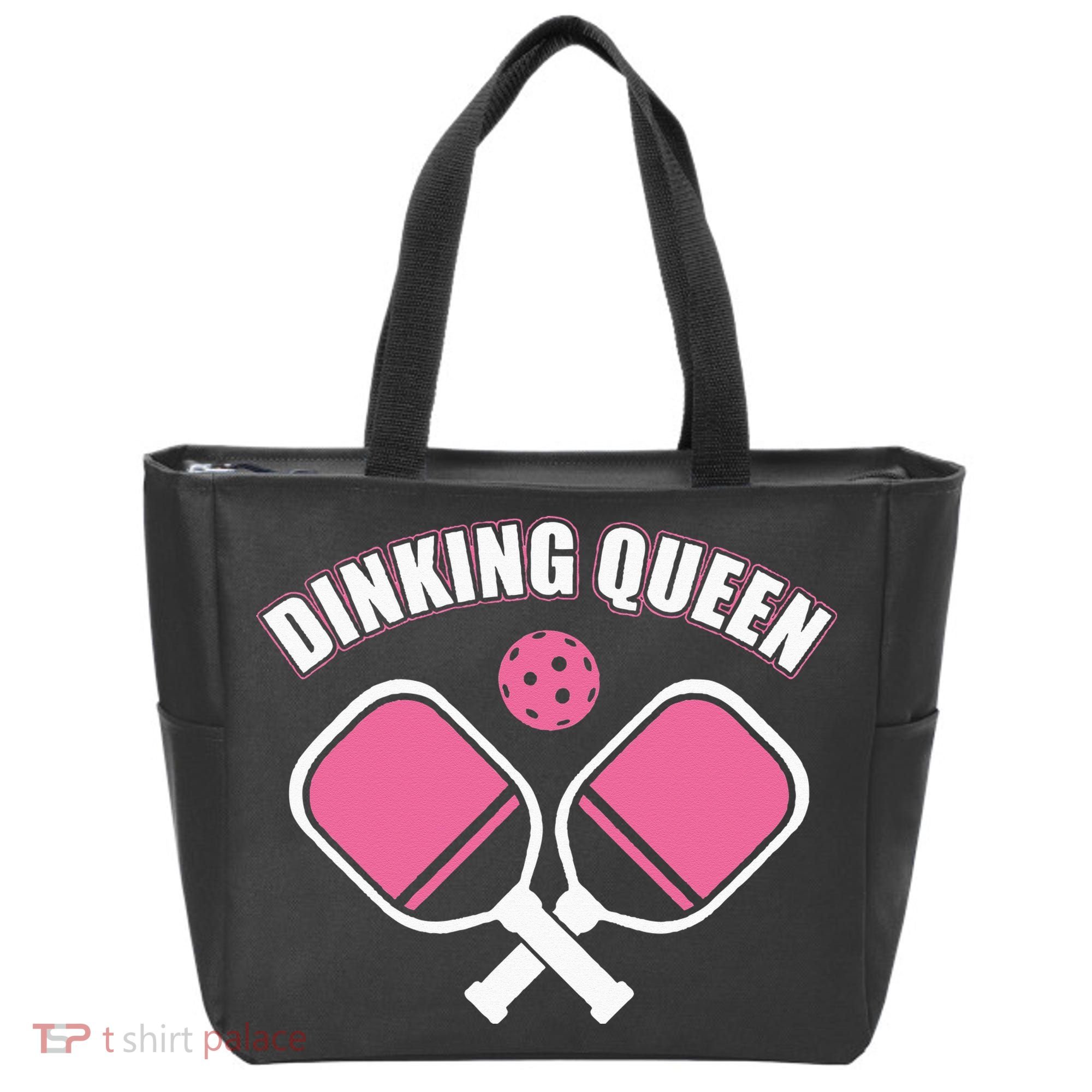 PicklebalI Dinking Queen Wo Pickleball Player Tote Bag