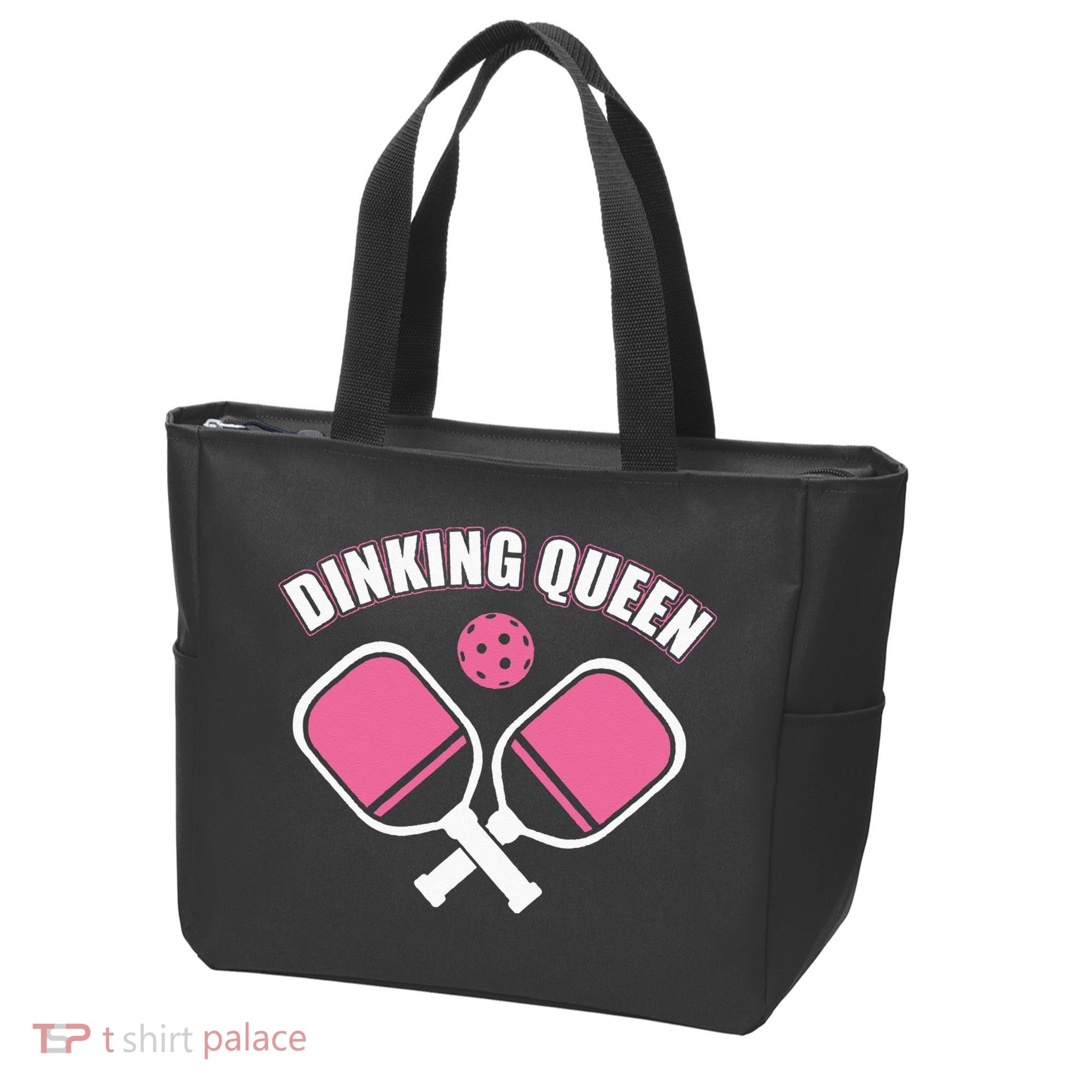 PicklebalI Dinking Queen Wo Pickleball Player Tote Bag