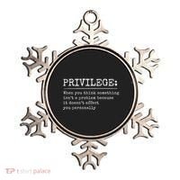 Privilege Definition Quote Ornament thumb 0