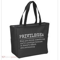 Privilege Definition Quote Tote Bag thumb 2