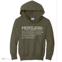 Privilege Definition Quote Kids Hoodie thumb 0