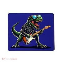 Punk Dinosaur RockN Roll Goth Dino Funny Guitar Band Great Gift Mousepad thumb 0