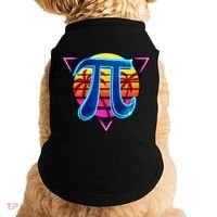 Pi Day Retro Tropical Logo Doggie Tank thumb 0