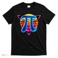 Pi Day Retro Tropical Logo T-Shirt thumb 0
