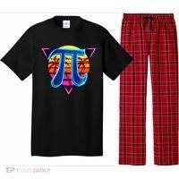 Pi Day Retro Tropical Logo Pajama Set thumb 0