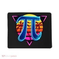 Pi Day Retro Tropical Logo Mousepad thumb 0