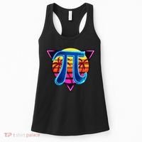 Pi Day Retro Tropical Logo Women's Tank Top thumb 0