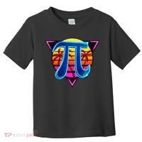 Pi Day Retro Tropical Logo Toddler T-Shirt thumb 0