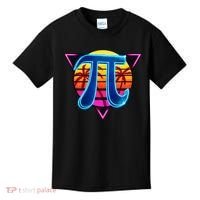 Pi Day Retro Tropical Logo Kids T-Shirt thumb 0